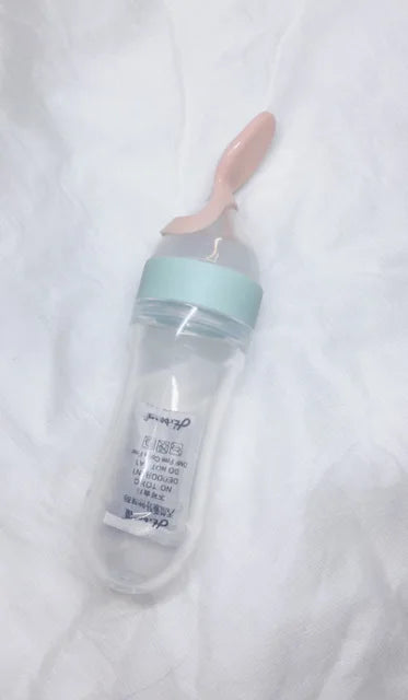 Silicone Squeeze Feeding Bottle