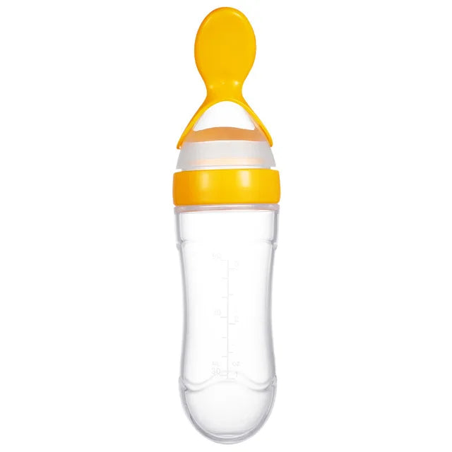 Silicone Squeeze Feeding Bottle