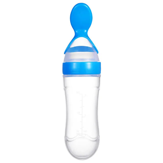 Silicone Squeeze Feeding Bottle