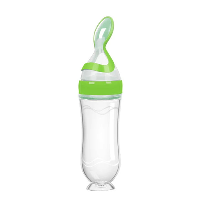 Silicone Squeeze Feeding Bottle