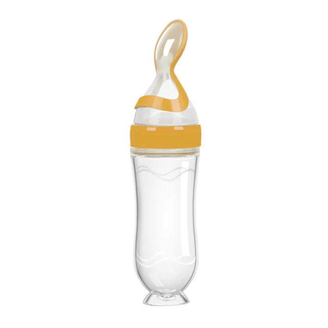 Silicone Squeeze Feeding Bottle