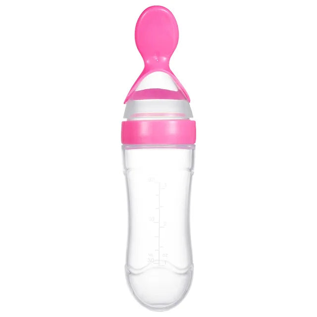 Silicone Squeeze Feeding Bottle