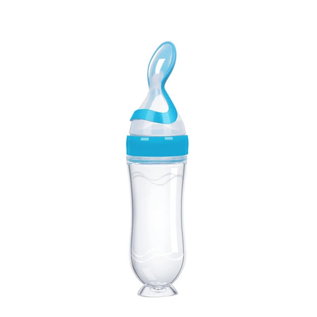 Silicone Squeeze Feeding Bottle