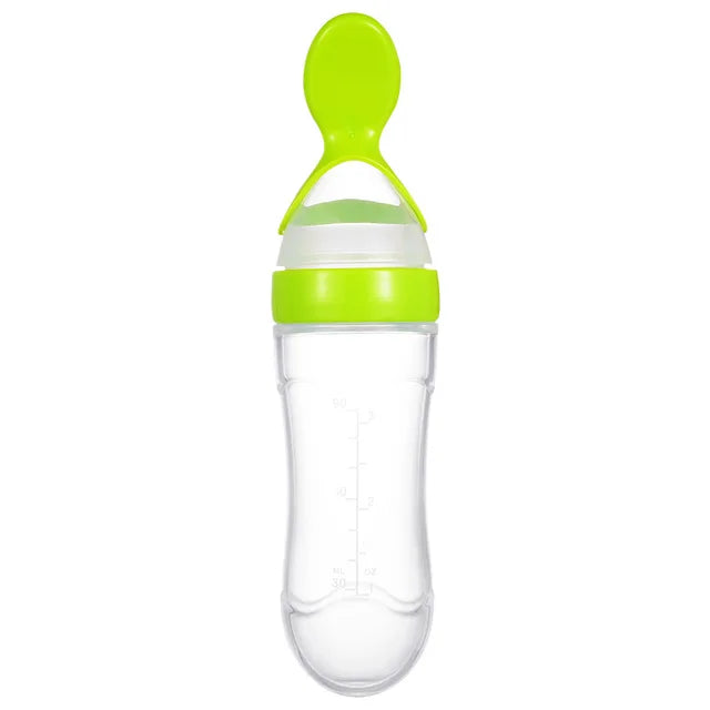 Silicone Squeeze Feeding Bottle