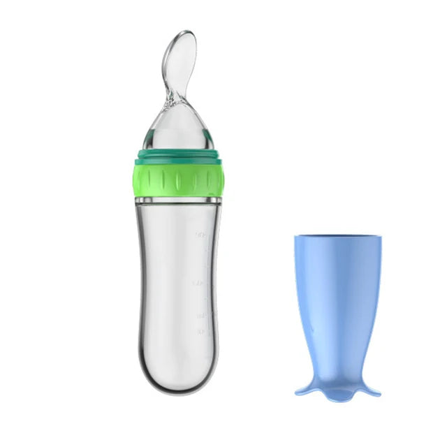 Silicone Squeeze Feeding Bottle