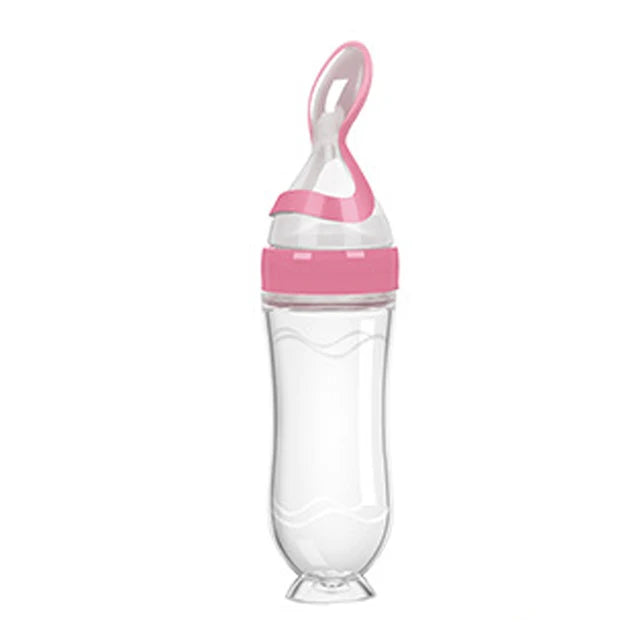 Silicone Squeeze Feeding Bottle