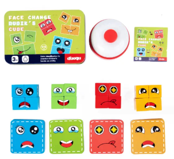 Face Rubik's Cube building blocks