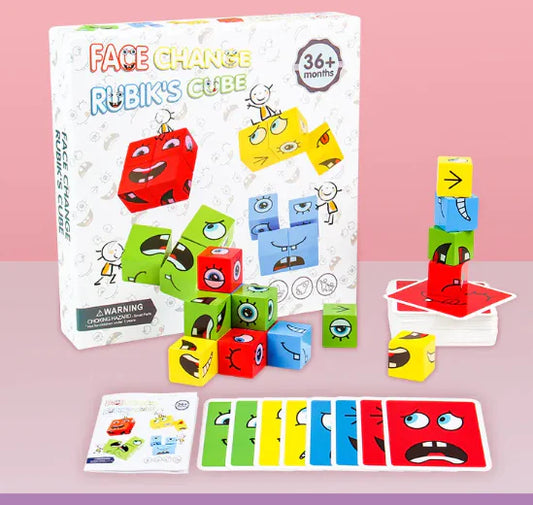 Face Rubik's Cube building blocks