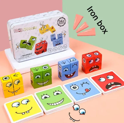 Face Rubik's Cube building blocks