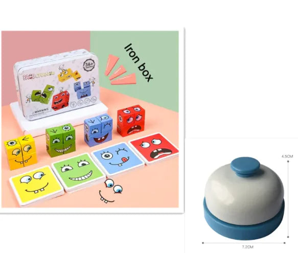 Face Rubik's Cube building blocks