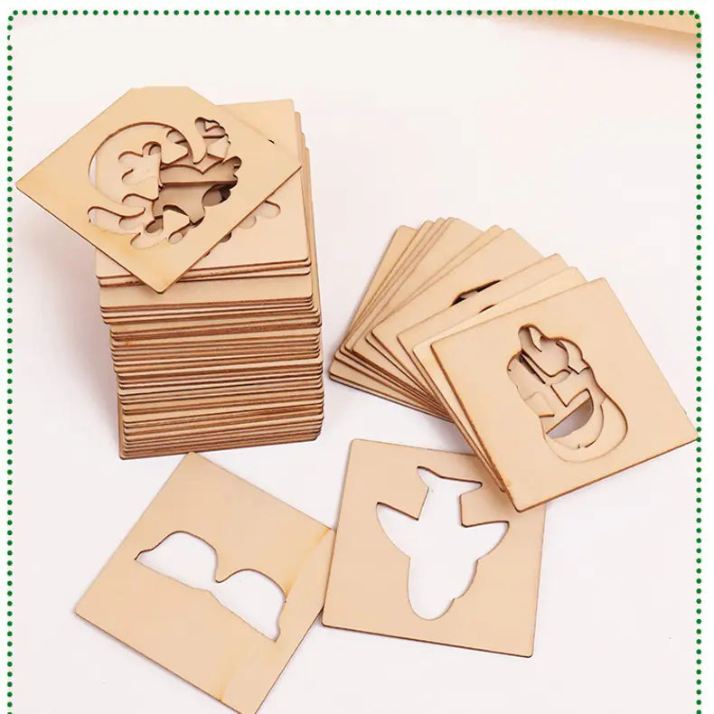 Wooden Kids Art Set