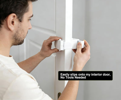 SafeLatch™   Childproof Safety Lock for Interior Doors