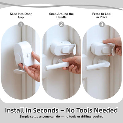 SafeLatch™   Childproof Safety Lock for Interior Doors