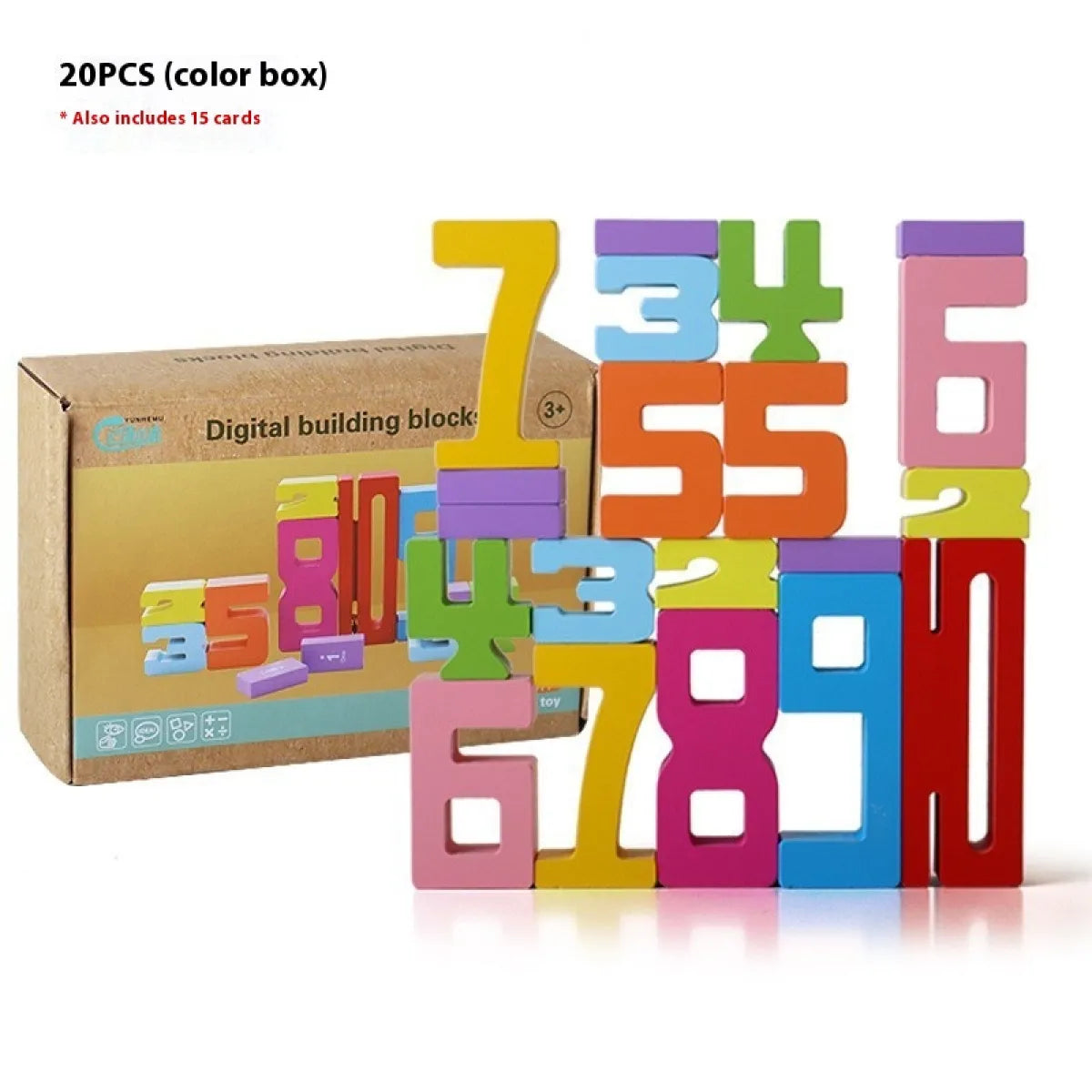 Wooden Number Blocks Set